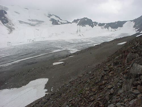 Schmelzender Gletscher…