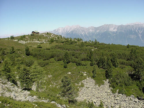 Wandern über der Wolkengrenze.