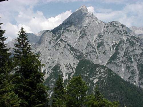 Majestätische Berggipfel.