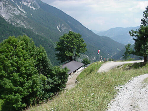 Wandern zum nächsten Aussichtspunkt.